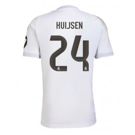 Pánské fotbalový oblečení Real Madrid Dean Huijsen #24 Domácí košile 2025-26 Krátkým Rukávem
